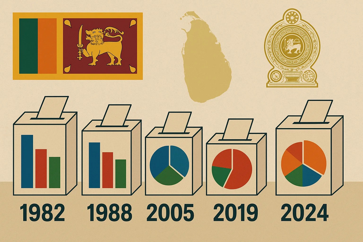 Sri Lankan Presidential Elections (1982–2024)
